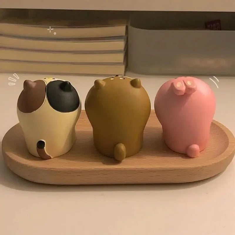 Niedlicher Katzen Stifthalter mit Mundöffnung Büro Desktop Dekoration