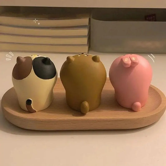 Niedlicher Katzen Stifthalter mit Mundöffnung Büro Desktop Dekoration