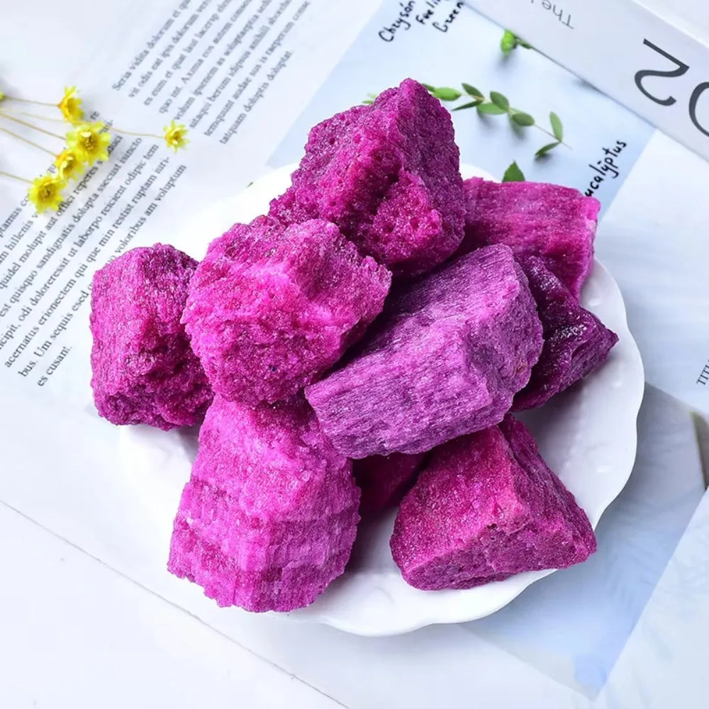 Natürlicher Roter Korund Rohstein - Aromatherapie, Heilstein, Dekoration