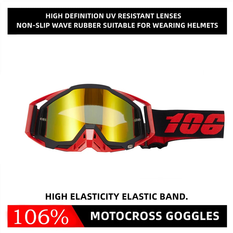 Offroad Schutzbrille Unisex für Motocross ATV Ski Radfahren Windschutz