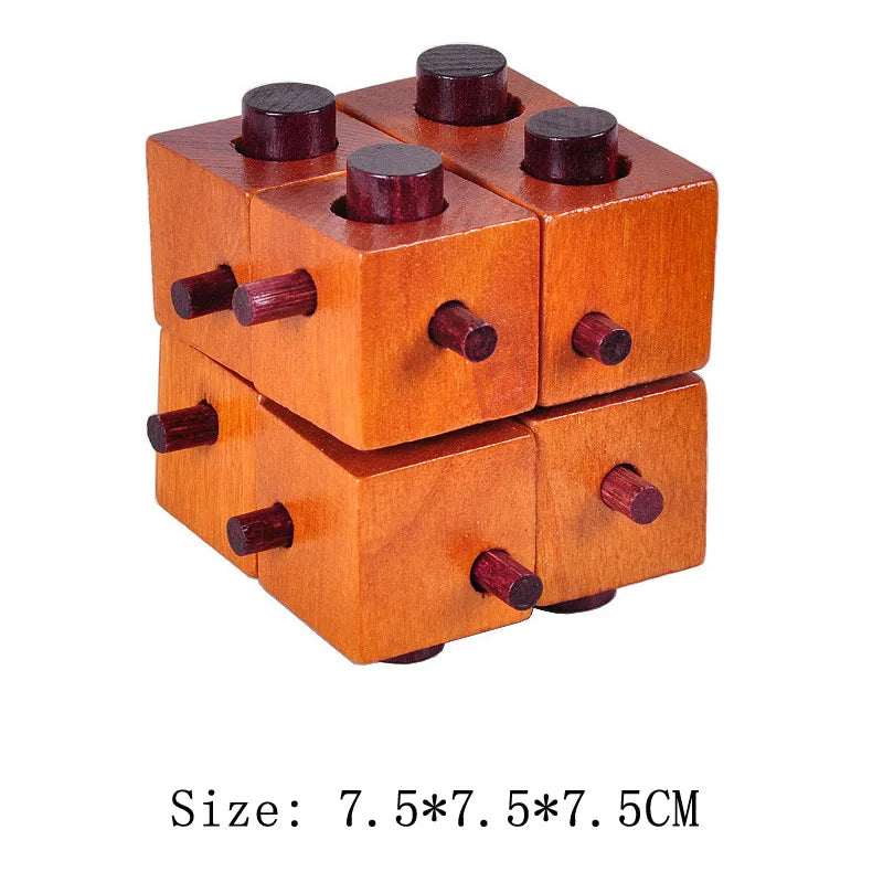 Holz 3D Puzzle Gehirn Spielzeug für Kinder und Erwachsene