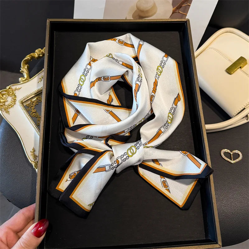 Dünner Seidenschal für Frauen – Multifunktionales Halstuch-Yabubest - Home & More