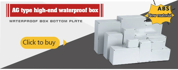 Wasserdichte Anschlussdose ABS mit IP67 Schutz für Außenbereich