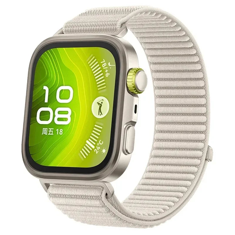 Nylon-Schlaufenarmband, atmungsaktiv und komfortabel für Smartwatches