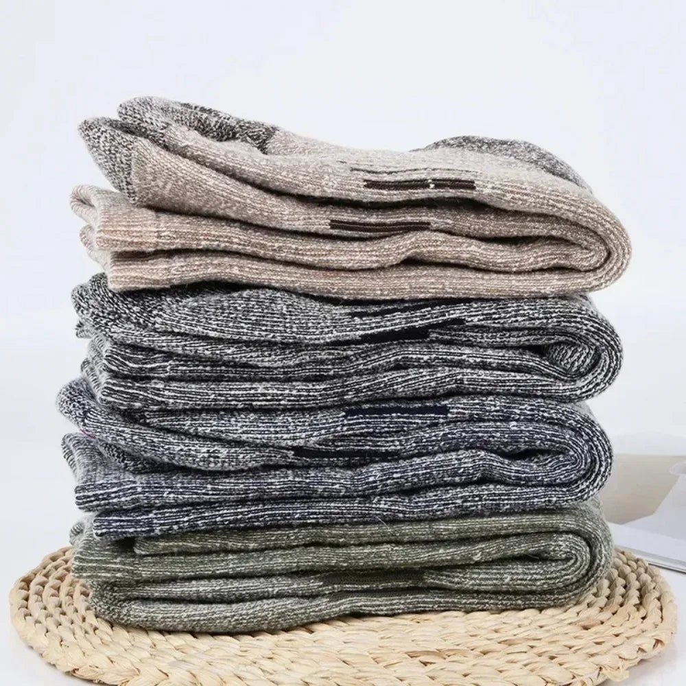 Verdickte Merinowolle Thermosocken für Herren im Winter