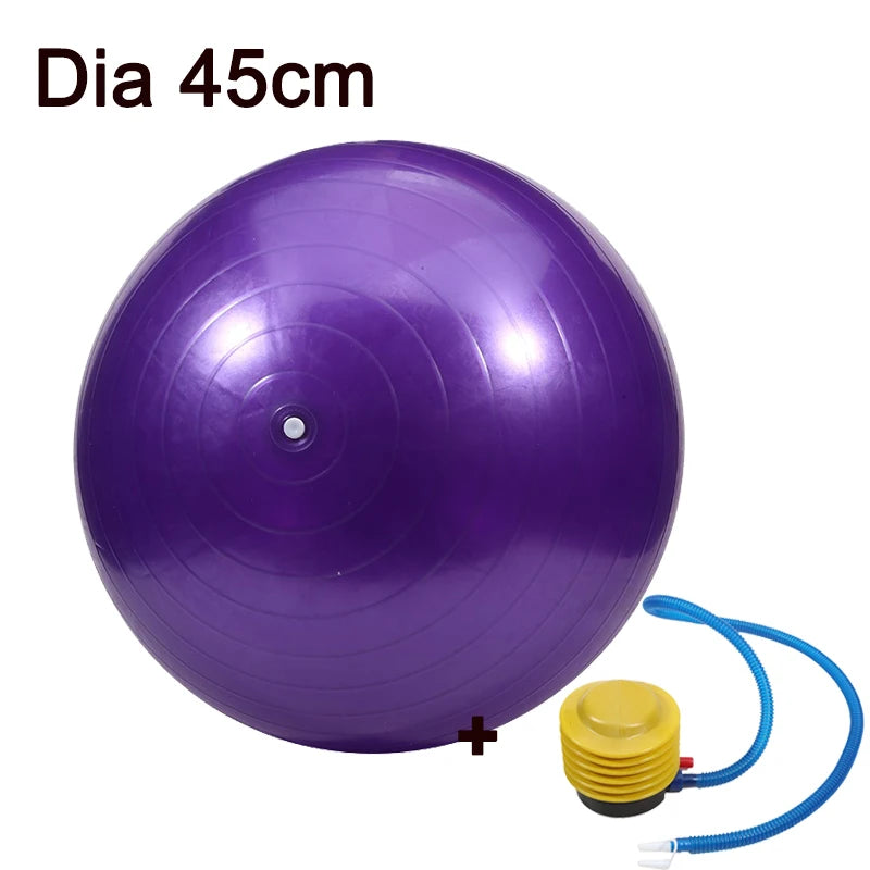 Yoga Ball 45 oder 25 cm für Fitness Pilates Balance Übung Training