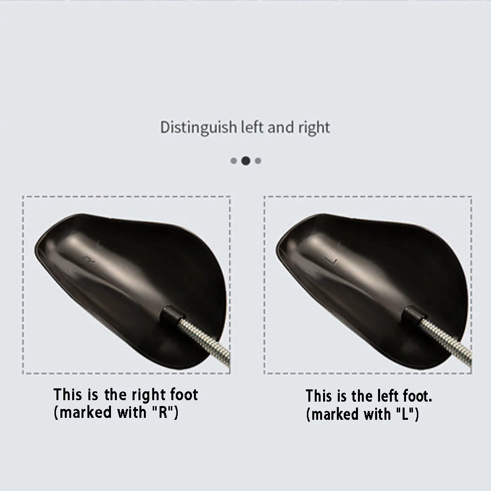 Verstellbare obere Stützhalterung aus Kunststoff für Schuhspanner set