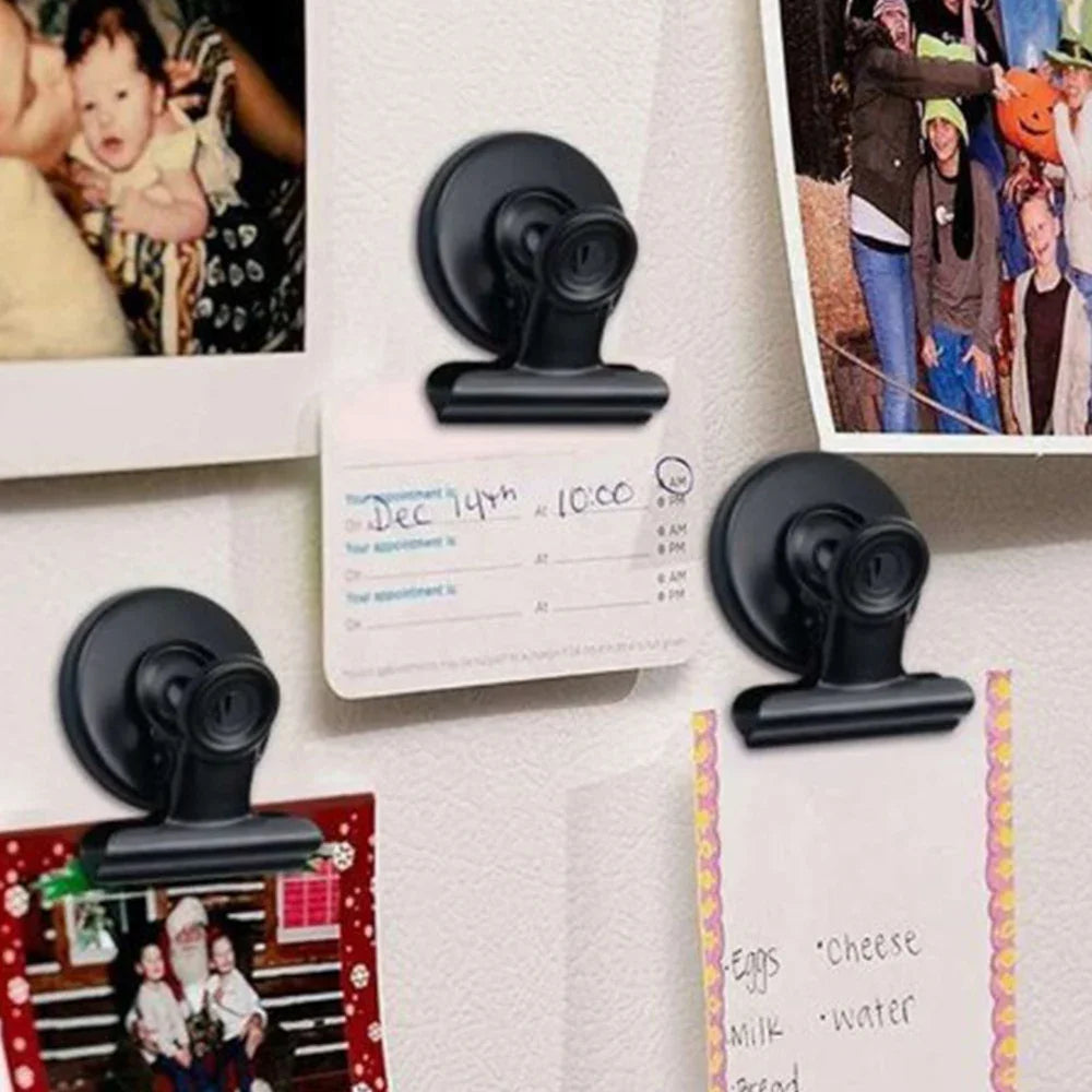 Praktische Magnetclips für Kühlschrank, Büro, Fotos, Memos - Varianten verfügbar
