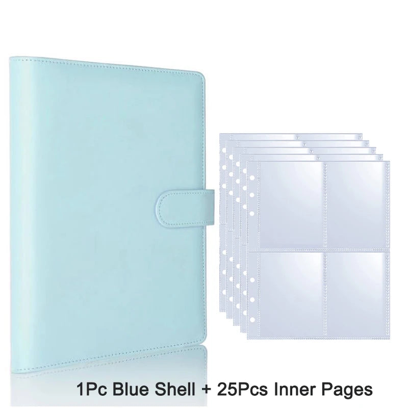 A5 Loseblatt Fotokarten Binder mit 25 Seiten für Kpop Idolkarten Sammlung
