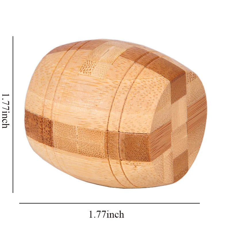 Holz Kong Ming Lock Lu Ban IQ Brain Teaser Lernspielzeug für Kinder