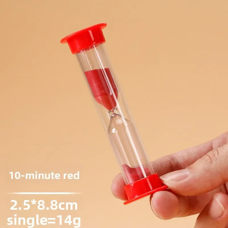 Bunte sanduhr timer für schule und dekoration mit verschiedenen zeiten