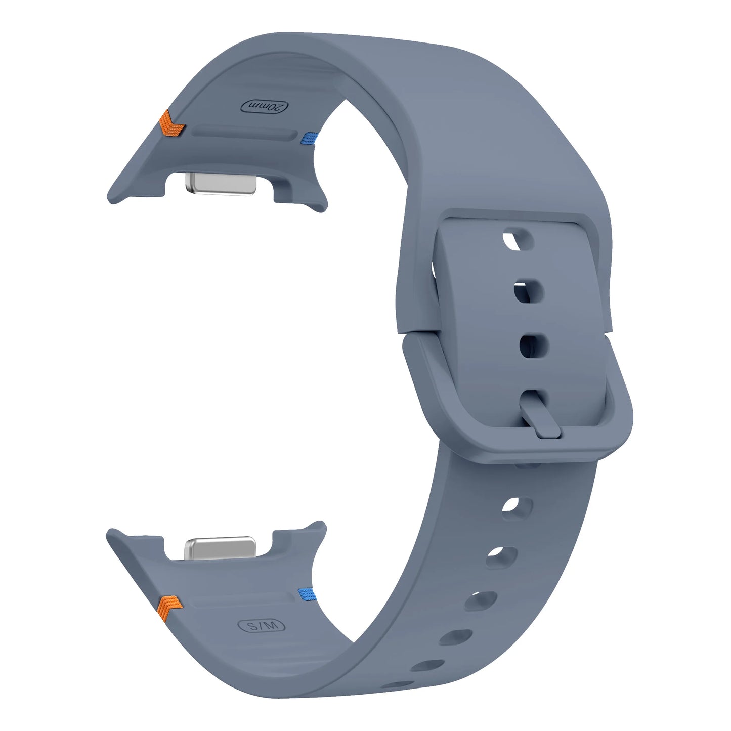 Atmungsaktives Silikon-Armband für Smartwatches 40/44 mm Komfort