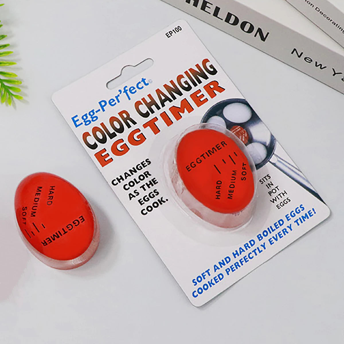 Eieruhr für perfektes Kochen, Farbwechsel für weiches und hartes Ei