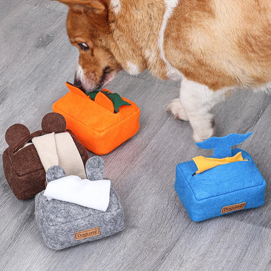 Interaktives Schnüffelspielzeug für Hunde mit Leckerli-Training