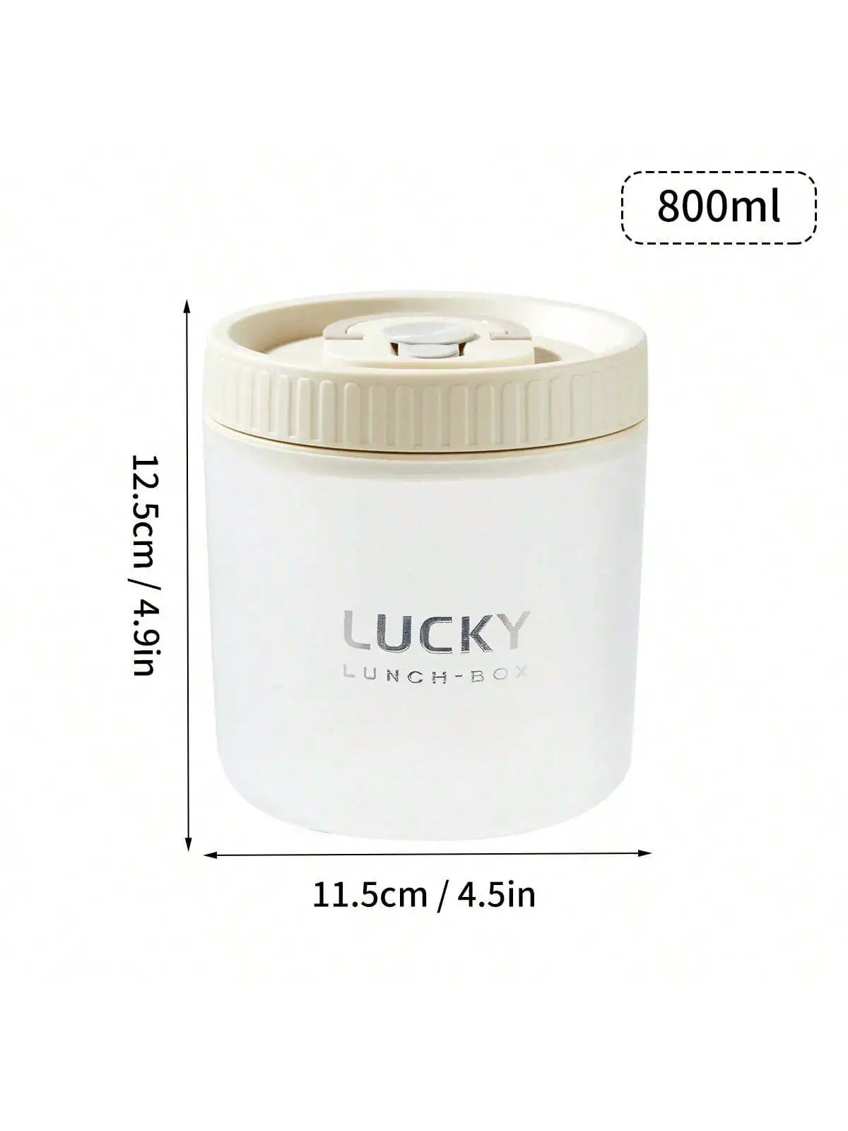 Transparente Kunststoff Lunchbox mit Griff – Mikrowelle, auslaufsicher