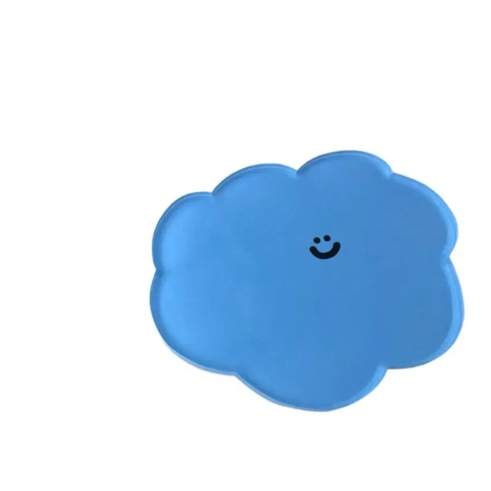 Niedliche Smiley Acryl Untersetzer für Tassen und Gläser mit Hitzeschutz