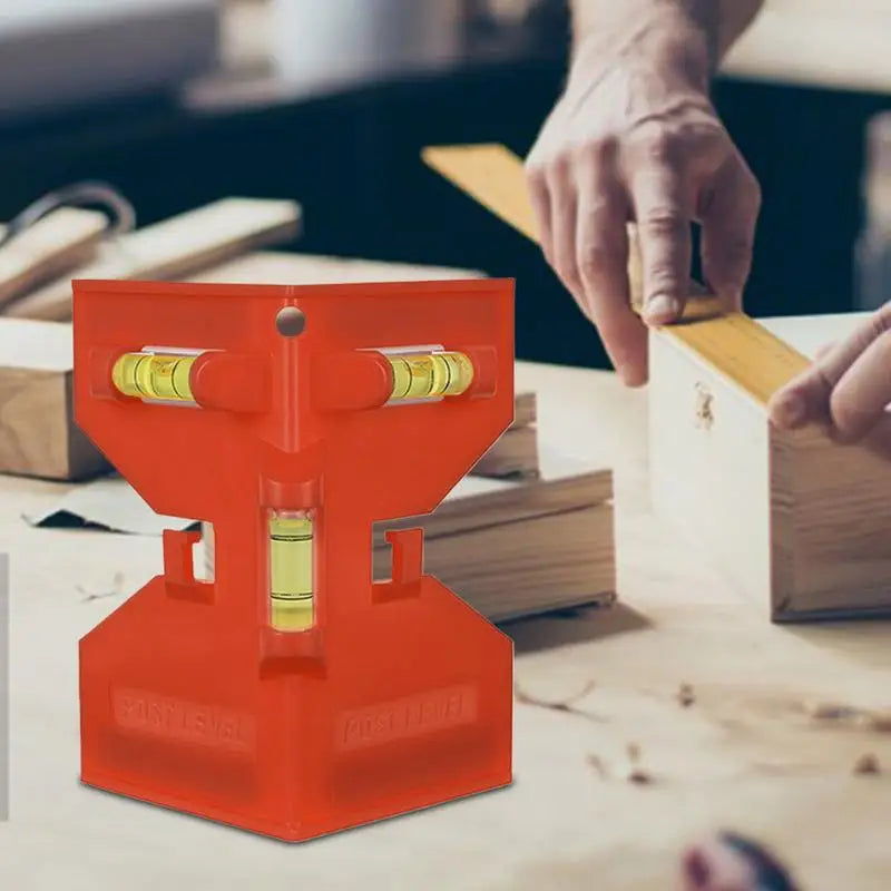 Magnetisches Nivellierwerkzeug 3 Libellen für Pfosten Rohre Holz