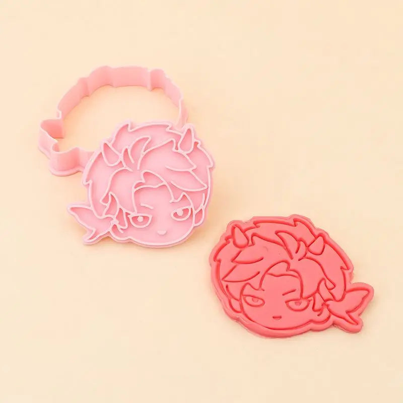 Keksform mit Anime Rändelwerkzeug für kreative Kekse