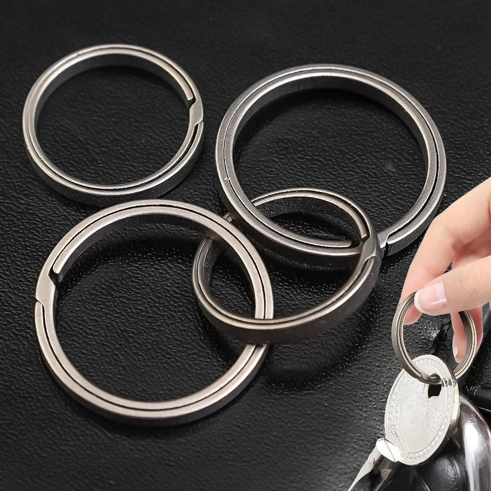 Superleichter Titan Schlüsselanhänger O-Ring Schnalle für Auto Geschenk