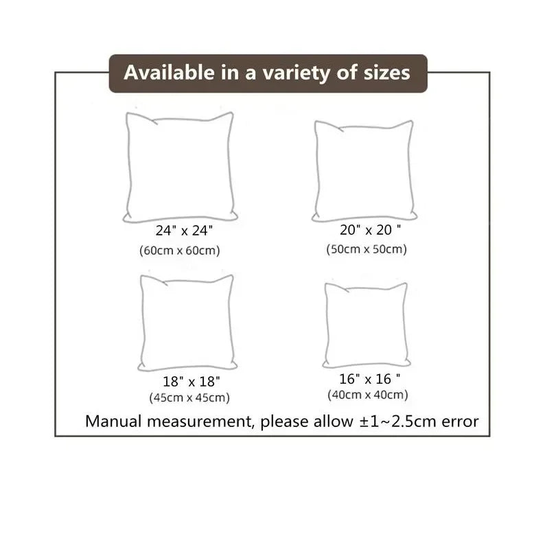 Wohnkultur Bunte Mohnblume Kissenbezüge Für Zuhause 40x40 cm Quadrat