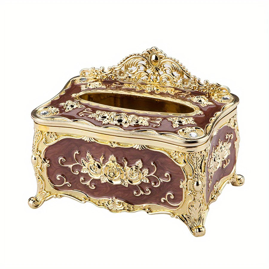 Europäische Taschentuchbox Kunststoff Serviettenbox für Wohnzimmer und Hotel