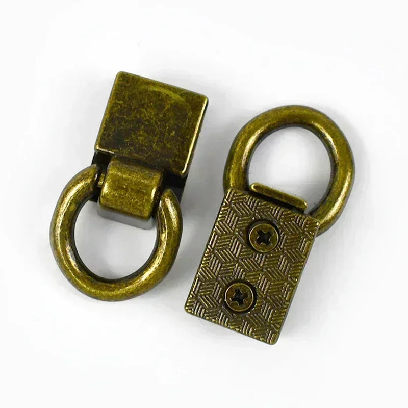 4 oder 8 Metall Clip Schnallen 36x15 mm für Taschengurt und Lederwaren