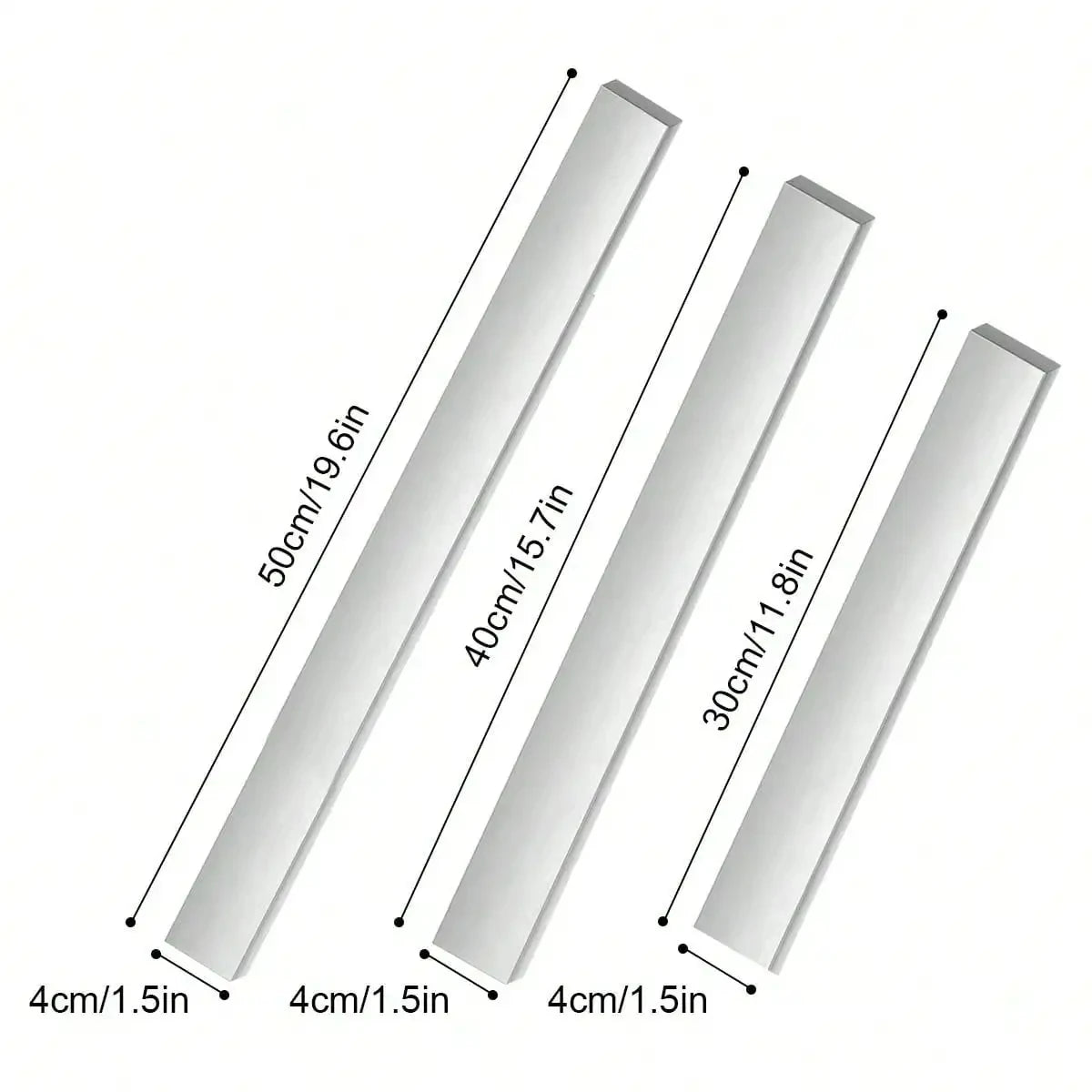 Magnetischer Messerhalter aus Edelstahl für praktische Wandmontage