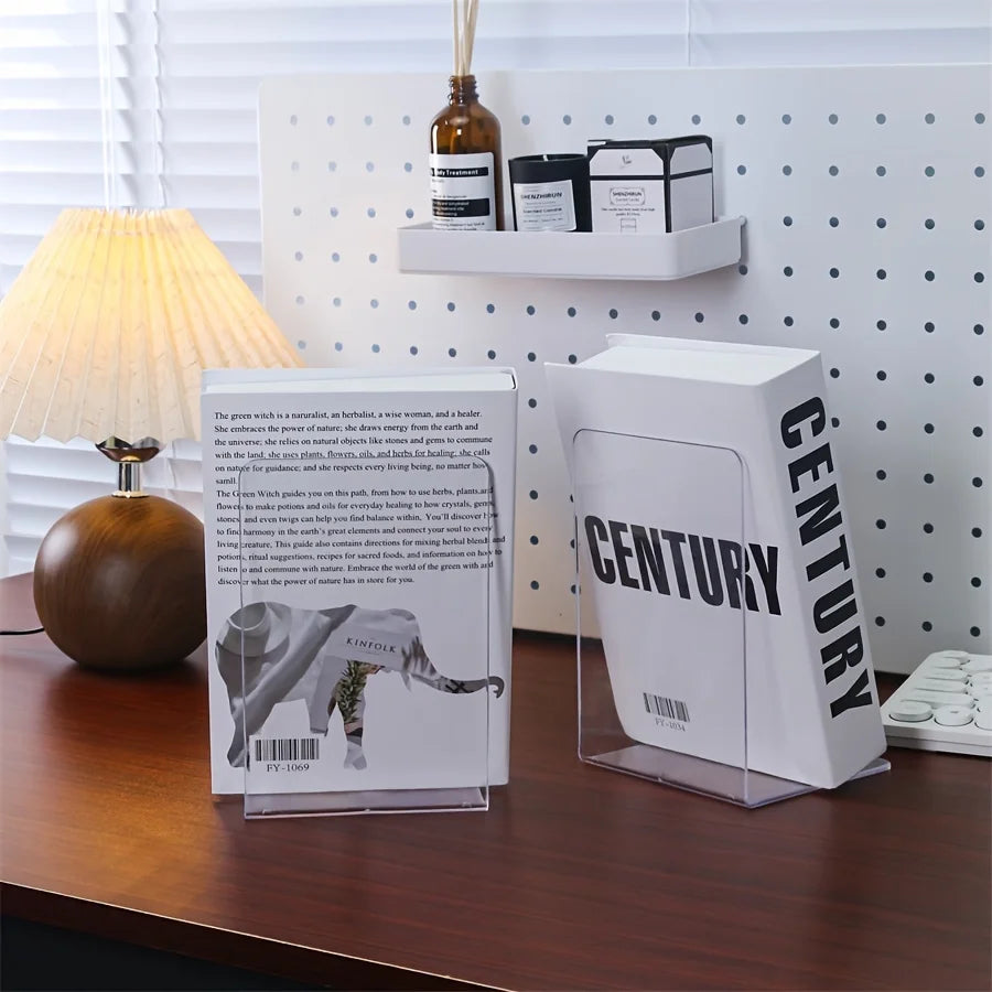 Robuste unsichtbare Buchstützen für effiziente Schreibtischorganisation