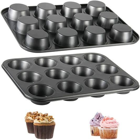 Quadratische Cupcake Muffin Backform für 6 bis 12 Tassen