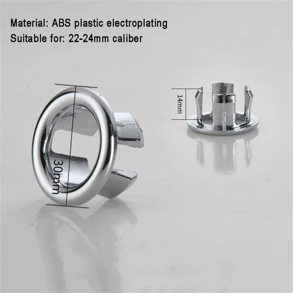 2 Stück galvanisierte Kunststoff-Lochabdeckungen 22-24mm – Passgenau & robust