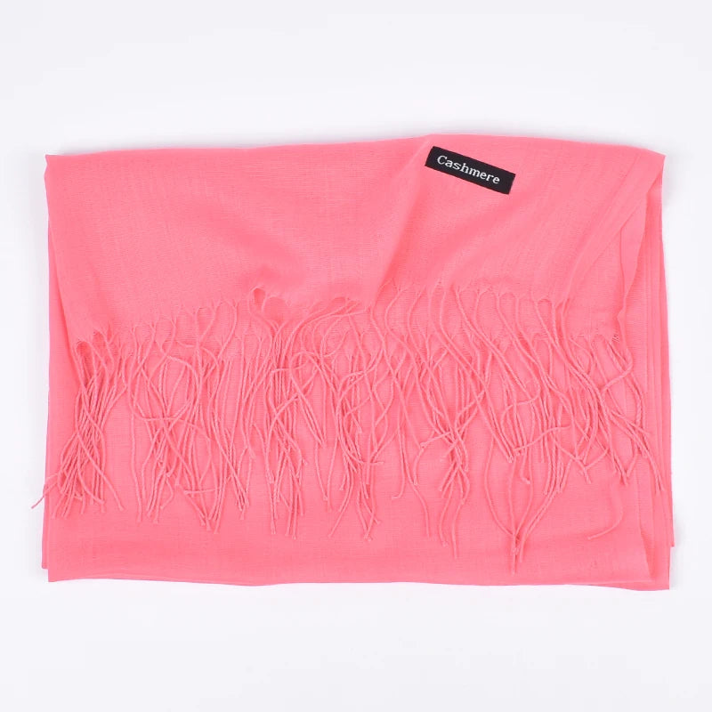 Weicher unifarbener Schal für Damen und Herren vielseitig kombinierbar