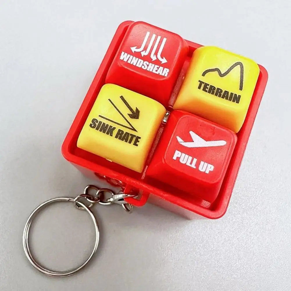 Pilot und Crew Alarm Schlüsselanhänger mit EGPWS Warnsignal und LED Licht-Yabubest - Home & More