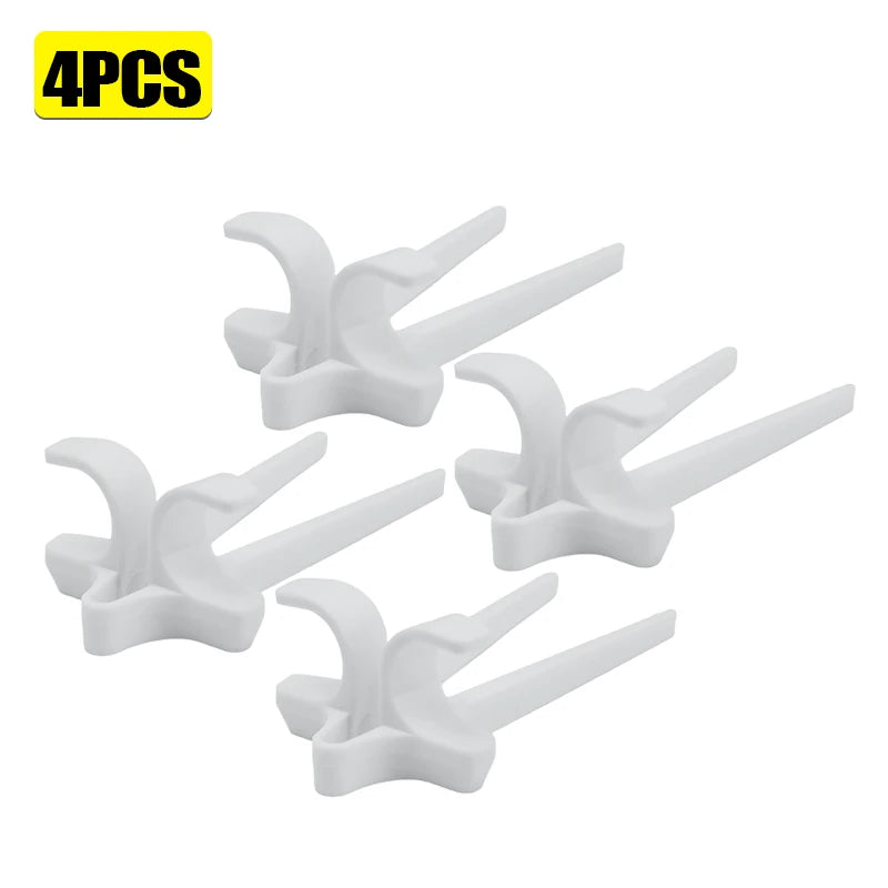 Finger Stäbchen Kunststoff Snack Halter für sauberes Essen 1 bis 4 Stück