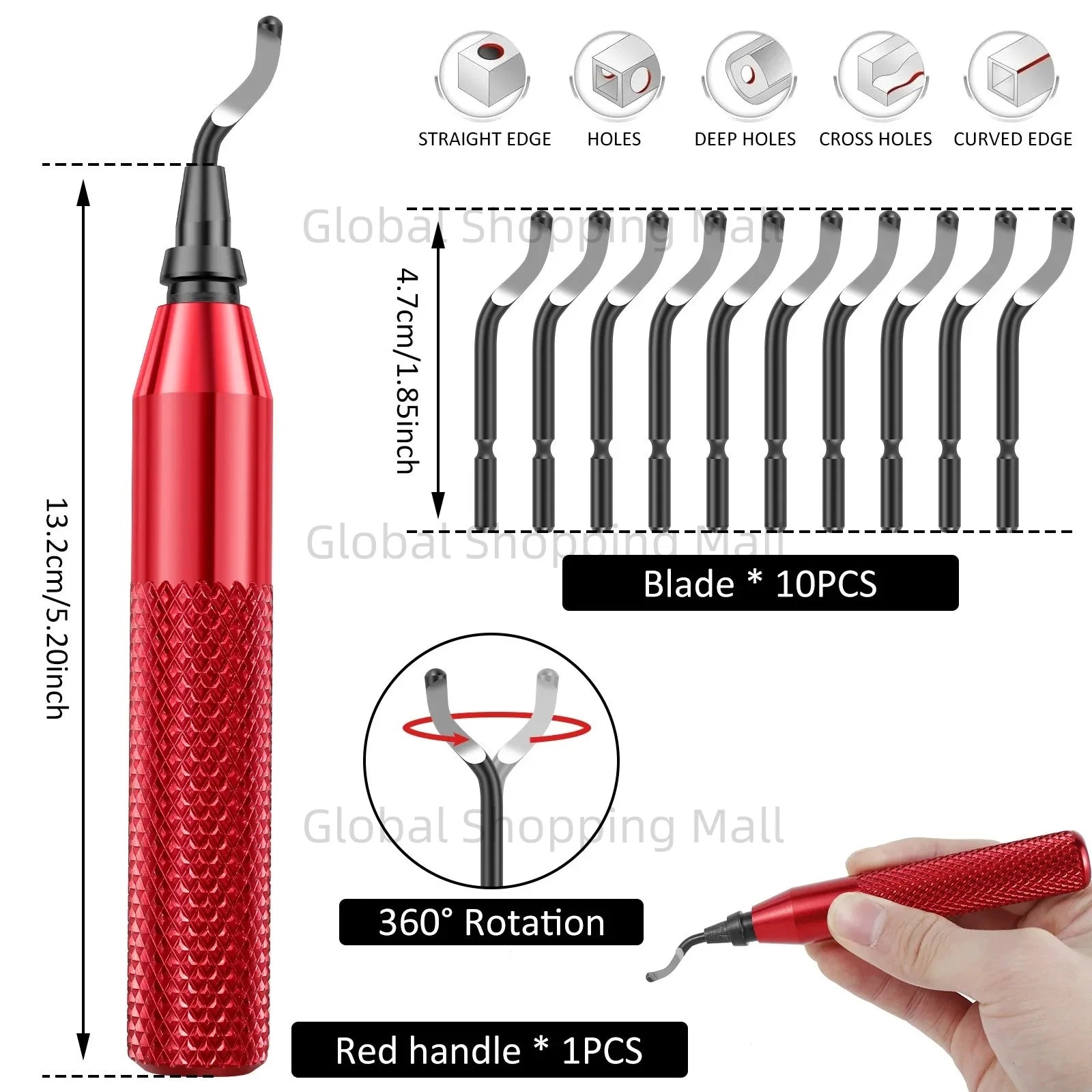 Metall Handgratschneider für sauberes Entgraten und Trimmen