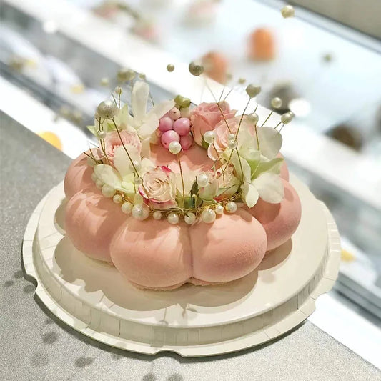 Runde Silikon Backform Große Blume für Kuchen Mousse