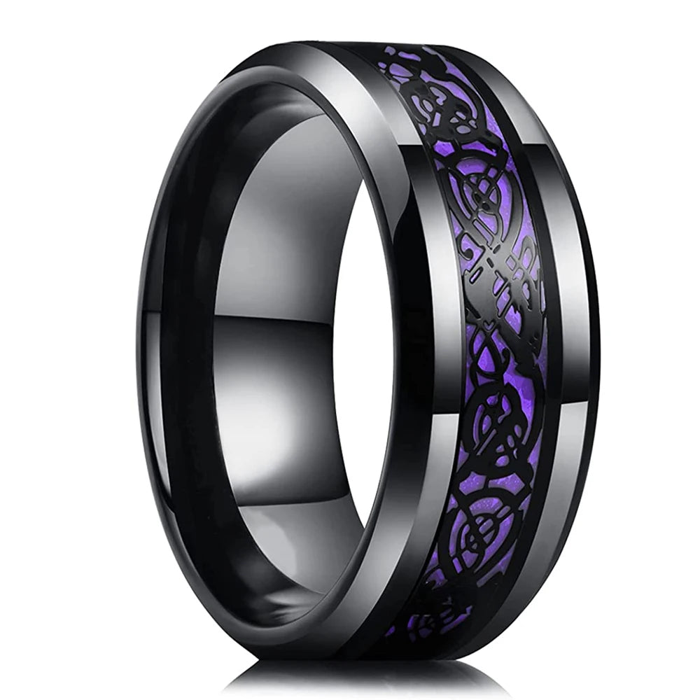 Fashio Männer Ringe Schwarz Titan Edelstahl Ringe Für Männer Frauen Ziegel Muster Finish Abgeschrägte Kante Hochzeit Ring Partei Schmuck