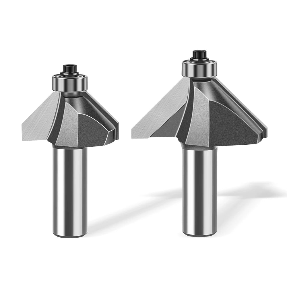 6mm und 12mm Schaft Router Bit mit 45 Grad Abschrägung für Holzfräsen