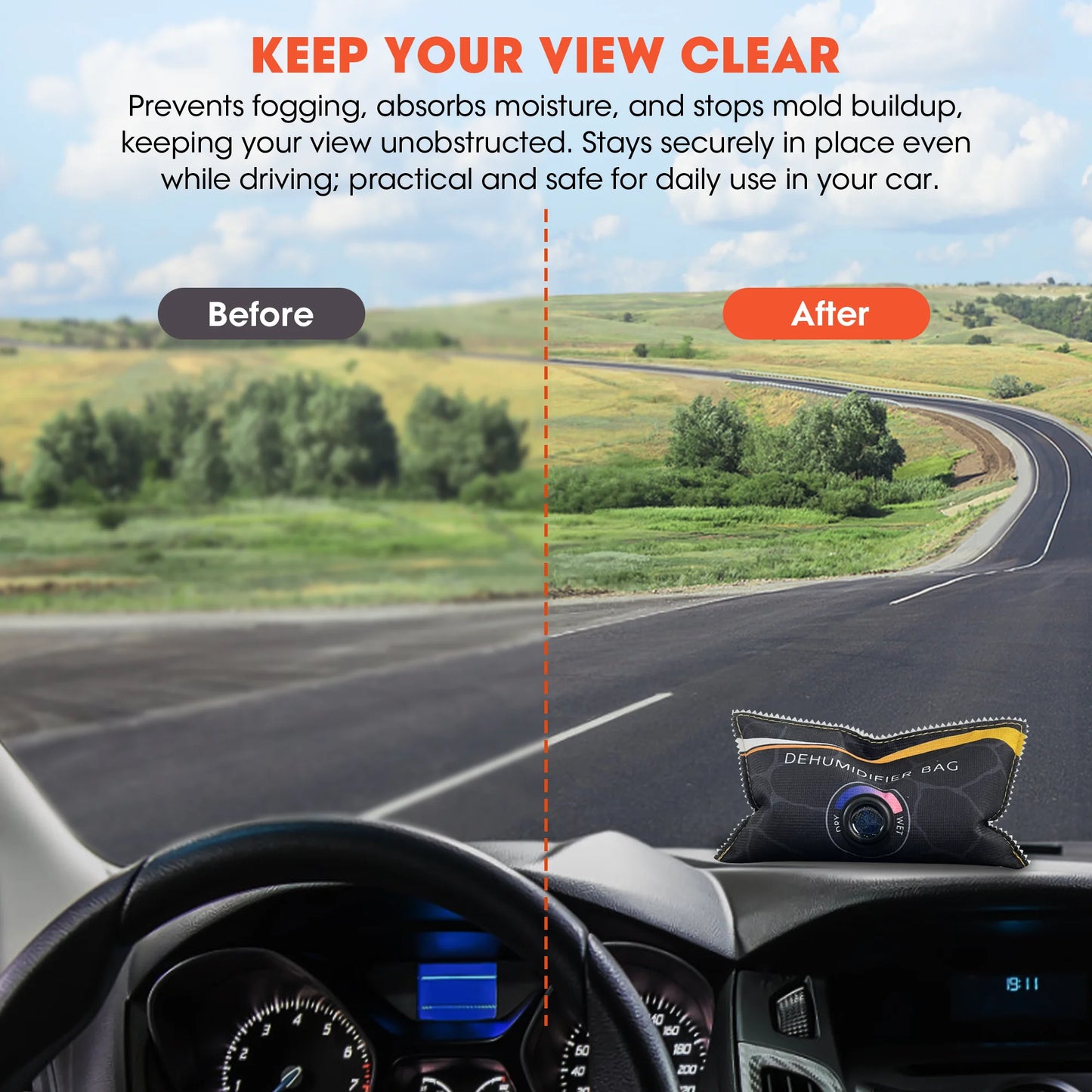 Auto Luftentfeuchter Wiederverwendbare Silikon Feuchtigkeitsabsorber Tasche
