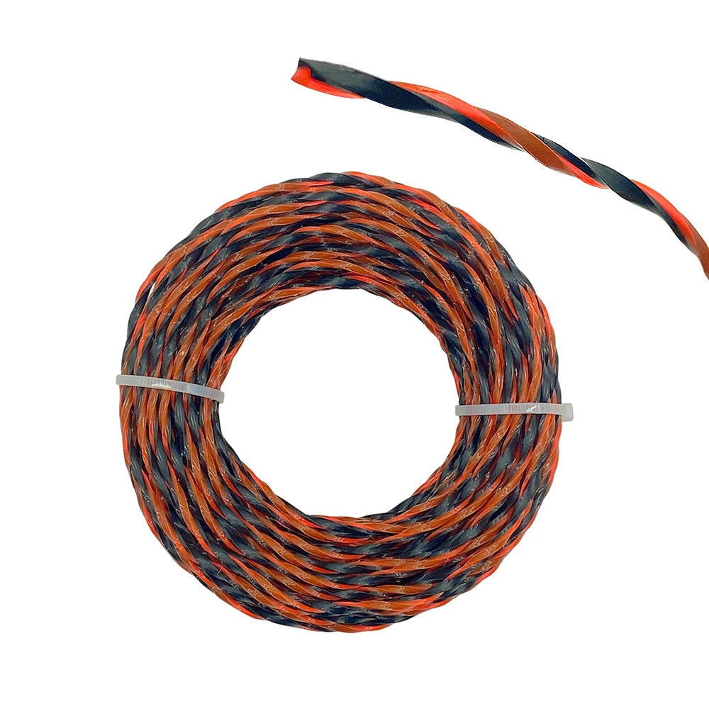 3 mm Nylon Trimmerfaden 15 m für Rasentrimmer und Buschschneider