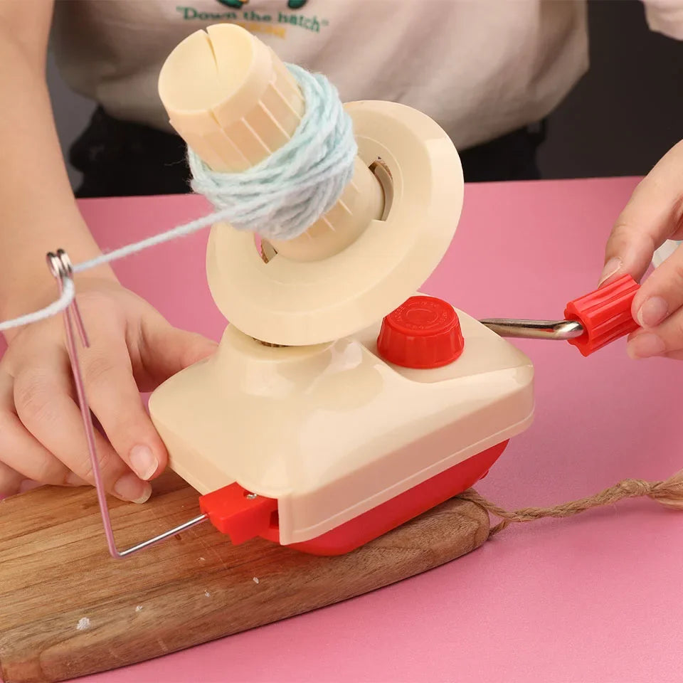 Manuelle Handkurbel Garnwickelmaschine tragbar für Strick DIY Garnball