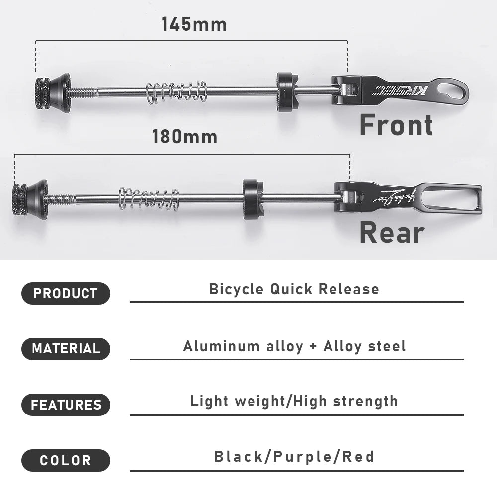 KRSEC Fahrrad Schnellspanner Bolzen für Rennrad & Mountainbike-Yabubest - Home & More