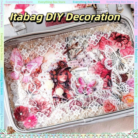 Retro Spitze Multimaterial Itabag DIY Dekoratives Taschenset