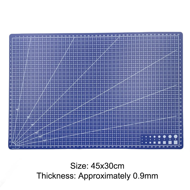 A3 PVC Schneidematte Einseitig geeignet für Patchwork Nähen DIY Leder