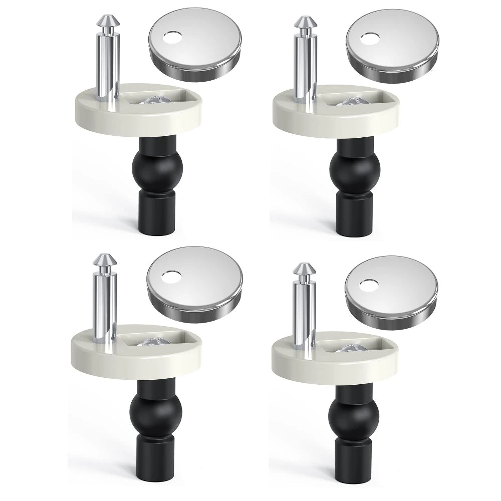 Universelles Ersatzset Schrauben Schnellverschluss für Toilettensitz Scharniere