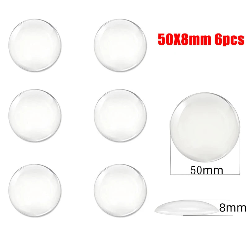 Transparenter Gummi Türstopper selbstklebend Wandschutz Schrankschalldämpfer