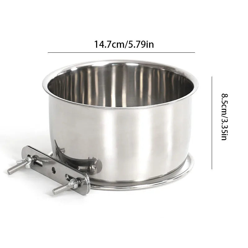 Stabiler Edelstahl Haustiernapf mit Anti-Rutsch Funktion