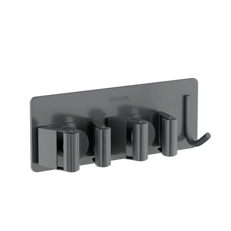Selbstklebender wandhaken mop halter besenhalter clip organizer silikon