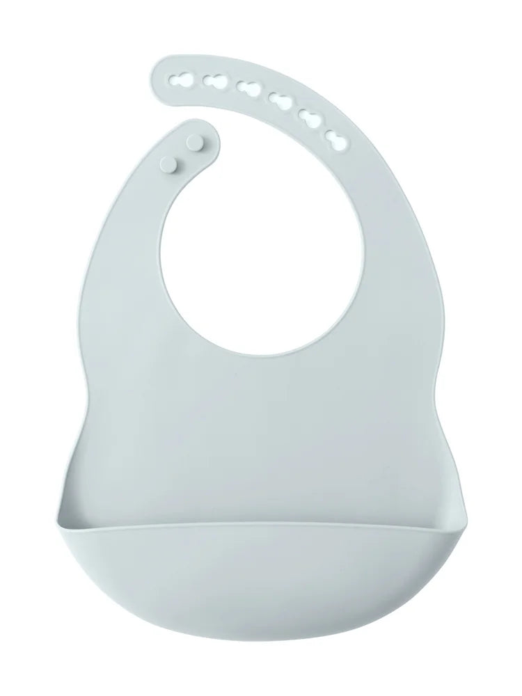 Wasserdichtes, weiches Baby-Silikonlätzchen 1-3 Jahre – Verstellbar - BPA-frei