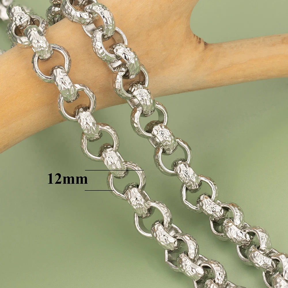 DIY Schmuckzubehör Kette 18 Karat vergoldet & rhodiniert, 1m Länge