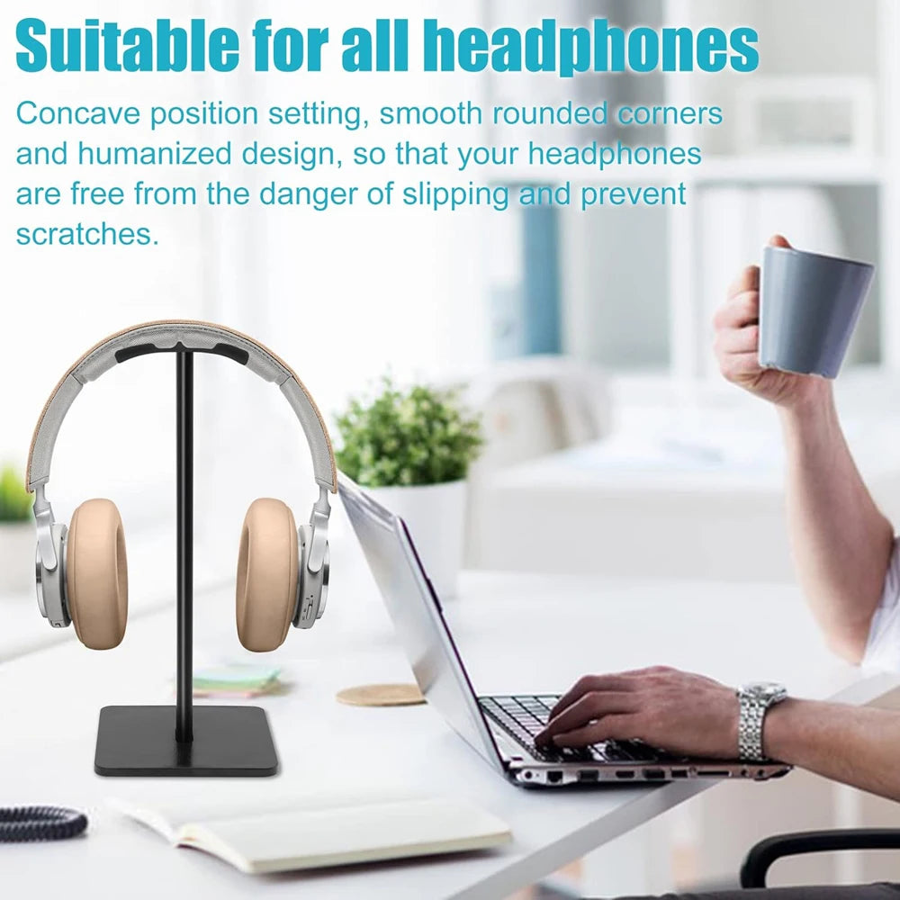 Universeller Aluminium Kopfhörerständer flexibel für Headsets und Wireless Modelle
